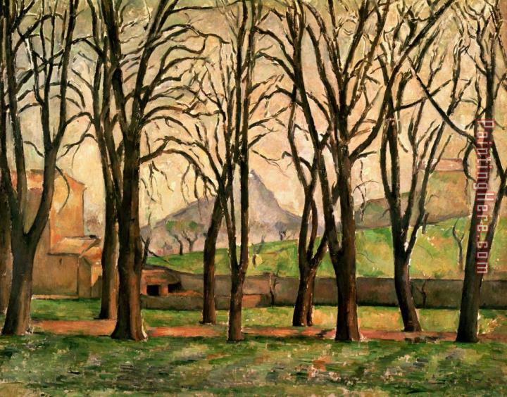 Paul Cezanne Chestnut trees at the Jas de Bouffan